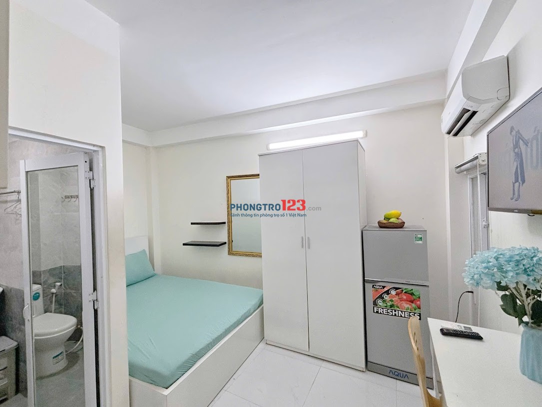 Studio xinh xắn full tiện nghi tại Lê Văn Sỹ-cạnh CoopMart Nhiêu Lộc