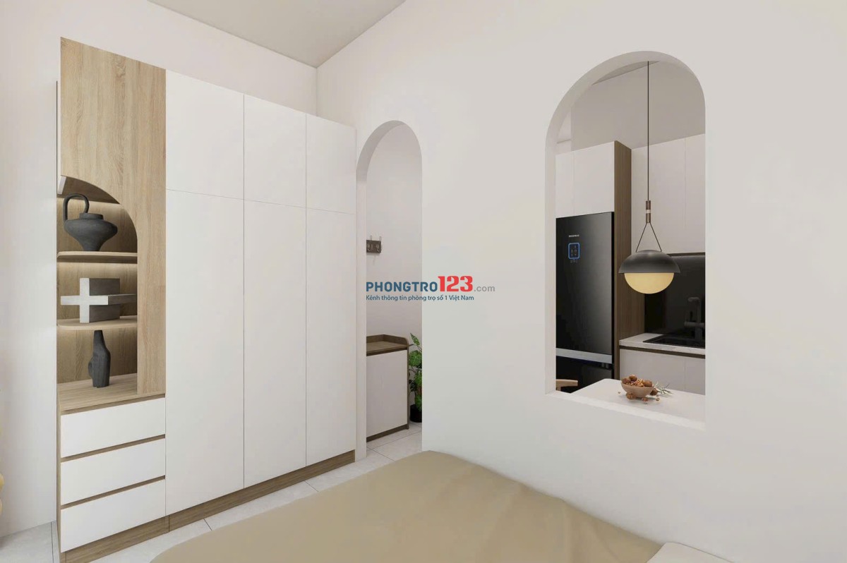 PHÒNG TRỌ 32m² – FULL NỘI THẤT – BAN CÔNG THOÁNG