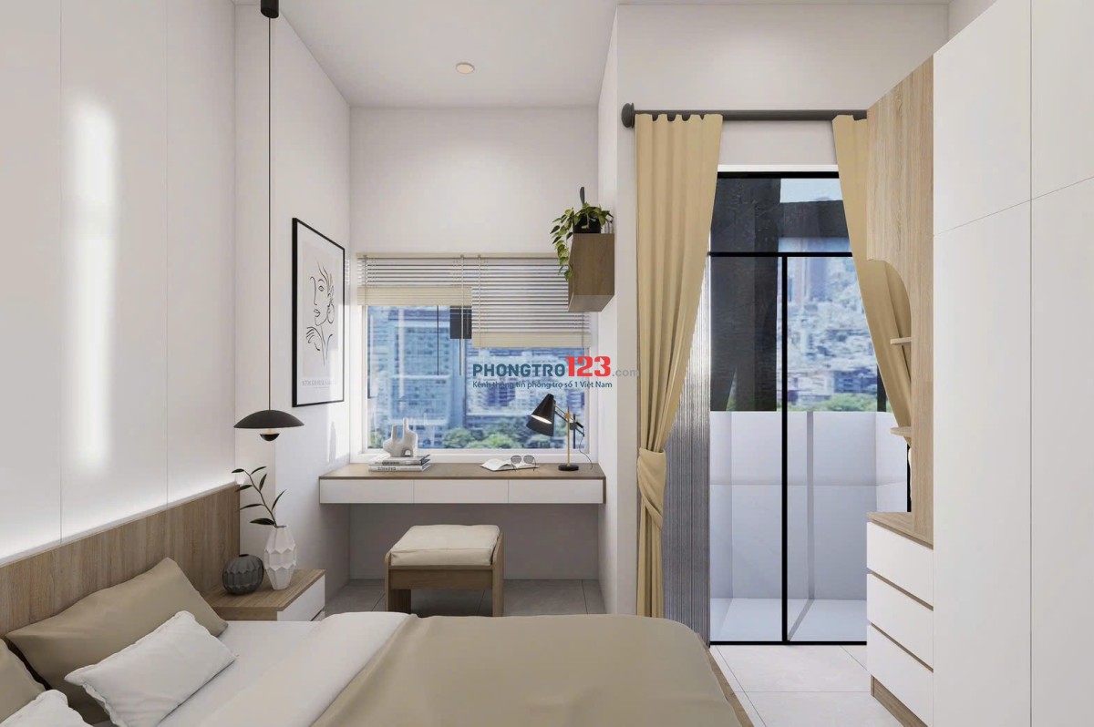 PHÒNG TRỌ 32m² – FULL NỘI THẤT – BAN CÔNG THOÁNG