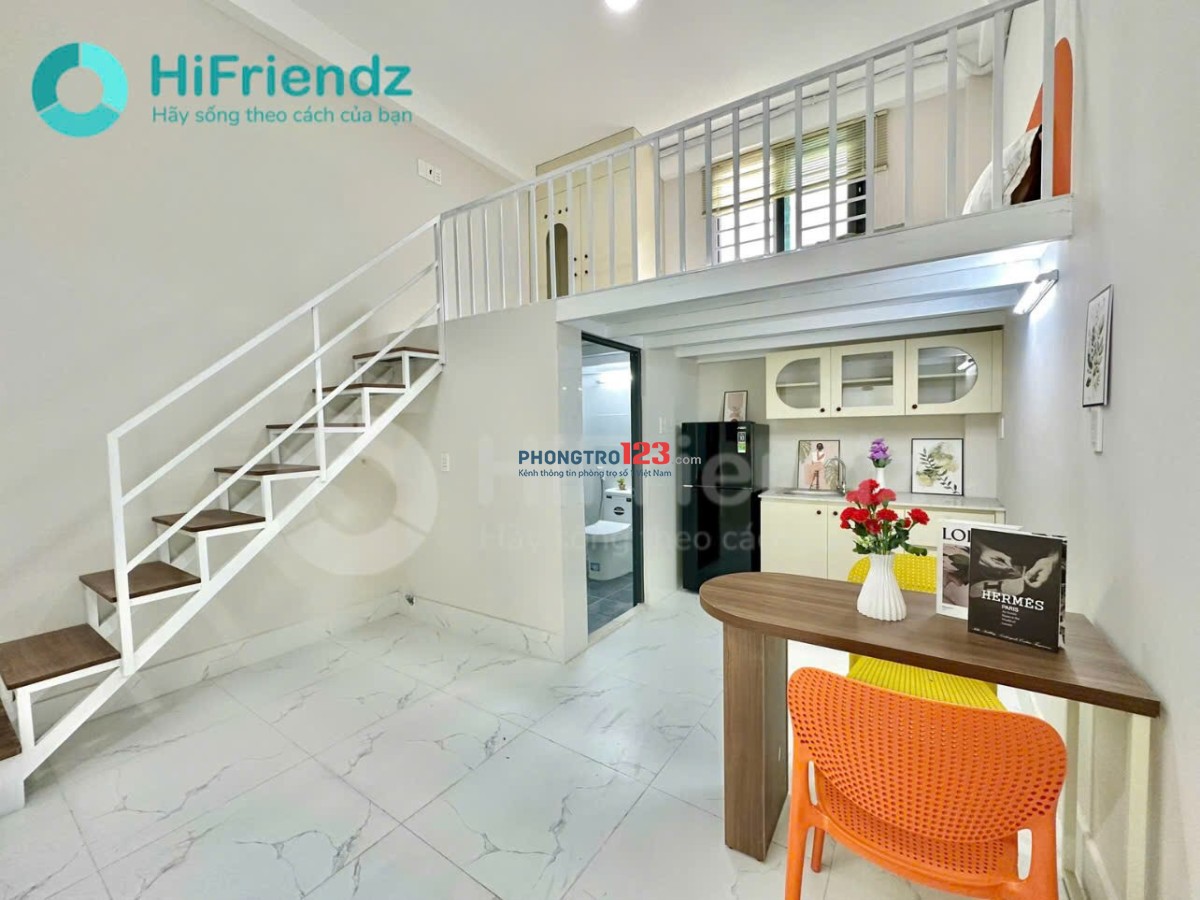 Phòng trọ Cực rộng 35m2 ở 3 - 4 người. Full nội thất gác cao 2m. Gần ĐẢO Kim cương