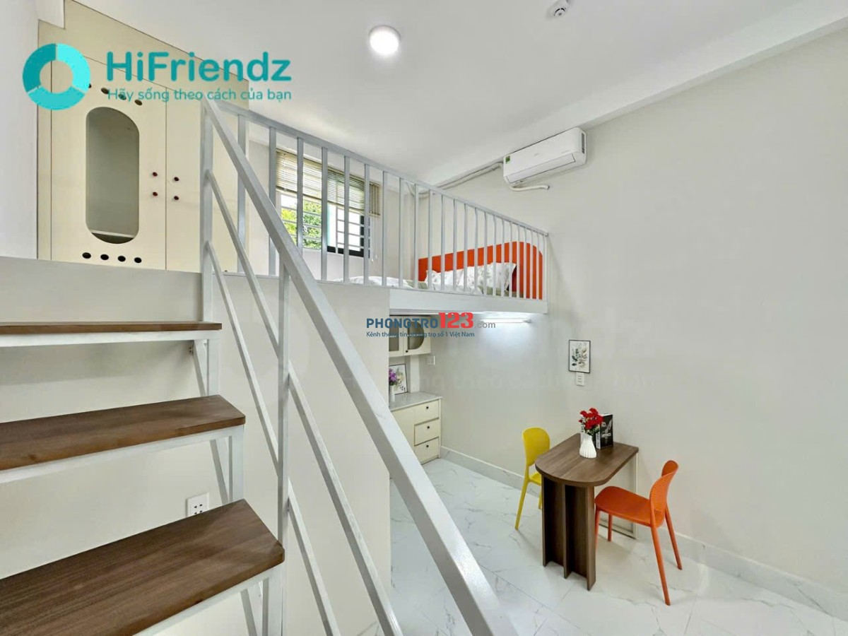 Phòng trọ Cực rộng 35m2 ở 3 - 4 người. Full nội thất gác cao 2m. Gần ĐẢO Kim cương