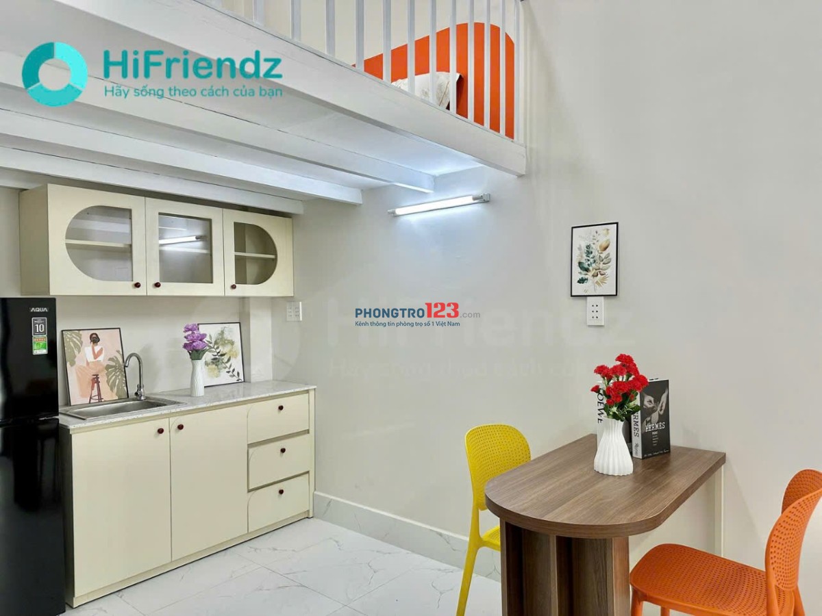 Phòng trọ Cực rộng 35m2 ở 3 - 4 người. Full nội thất gác cao 2m. Gần ĐẢO Kim cương