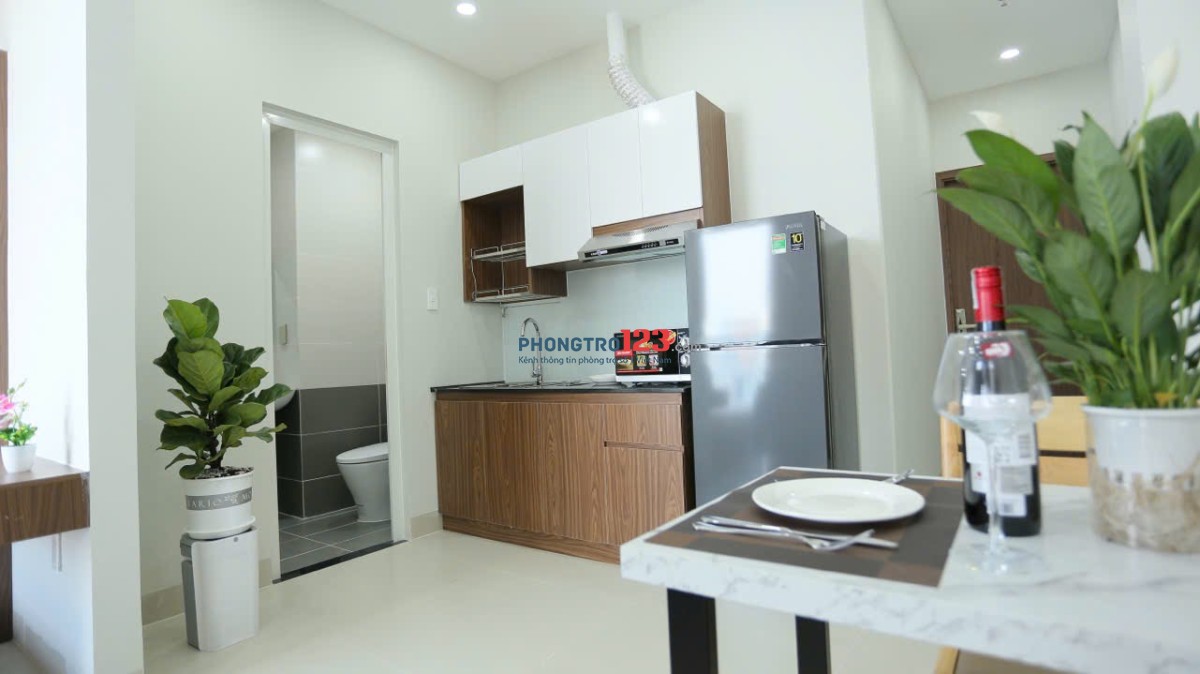 CHO THUÊ CHDV 35m2 FULL NỘI THẤT Ở ĐƯỜNG NGUYỄN VĂN ĐẬU Q. BÌNH THẠNH