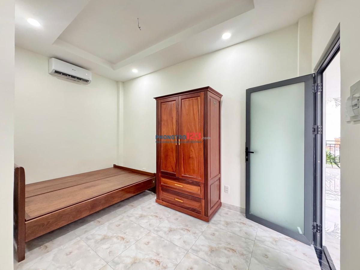 PHÒNG BAN CÔNG 25m2 FULL TIỆN NGHI GẦN NGÃ TƯ 7 HIỀN