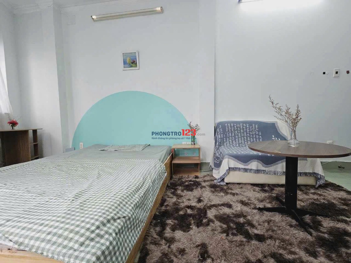 Studio ban công đẹp 25m2, MT Lê Quang Định Bà Chiểu, tiện nghi