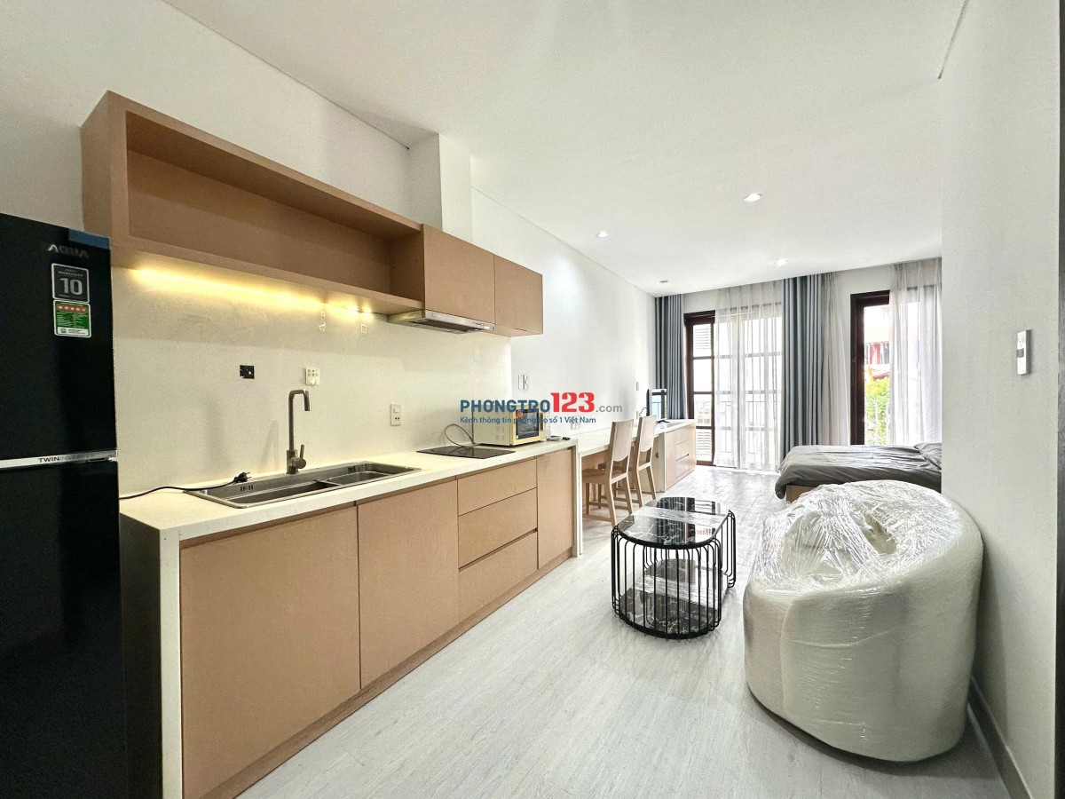 CHO THUÊ CĂN HỘ 1PN – FULL NỘI THẤT – BAN CÔNG THOÁNG MÁT– GẦN SÂN BAY, CÔNG VIÊN HOÀNG VĂN THỤ