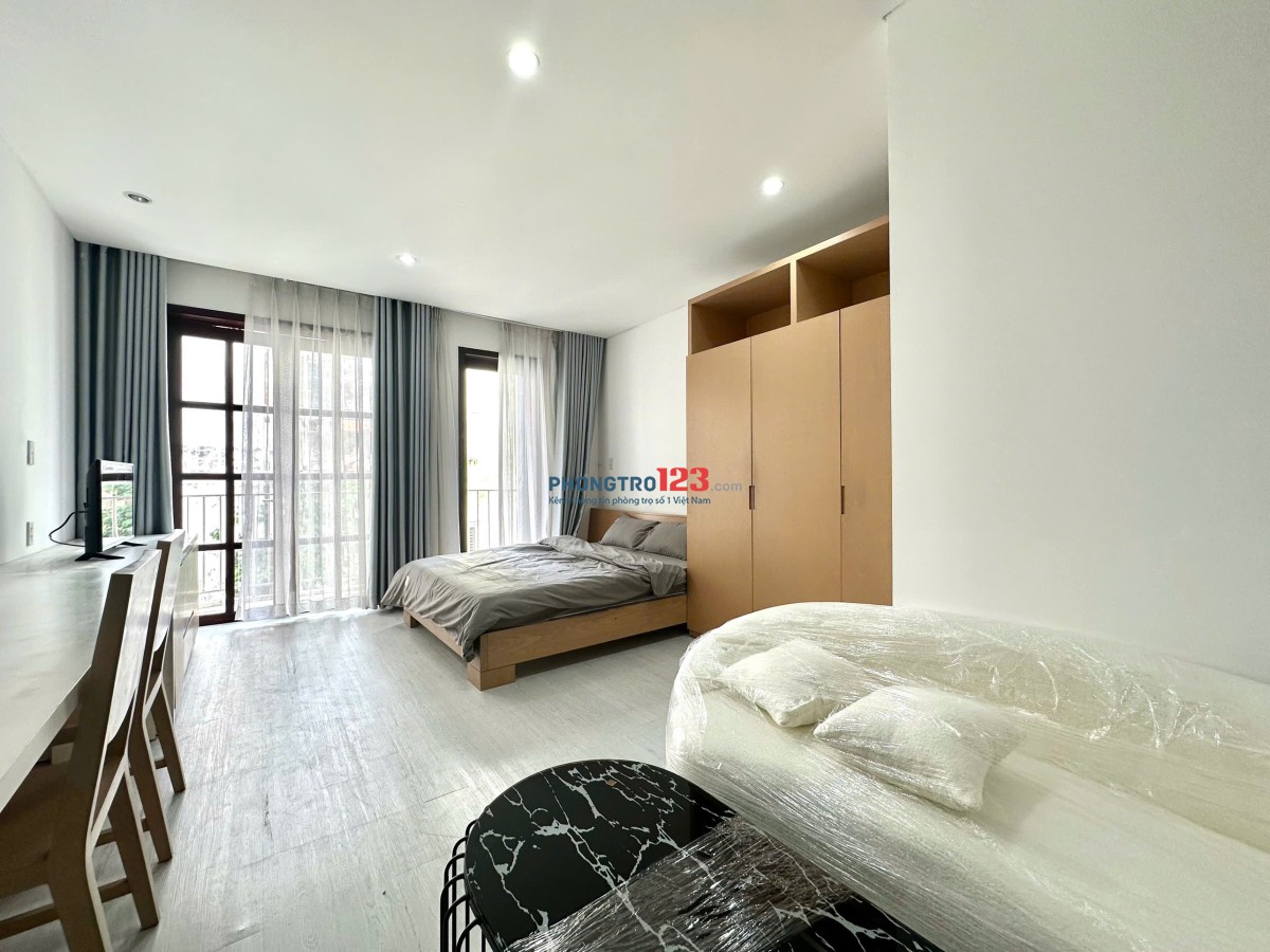 CHO THUÊ CĂN HỘ 1PN – FULL NỘI THẤT – BAN CÔNG THOÁNG MÁT– GẦN SÂN BAY, CÔNG VIÊN HOÀNG VĂN THỤ