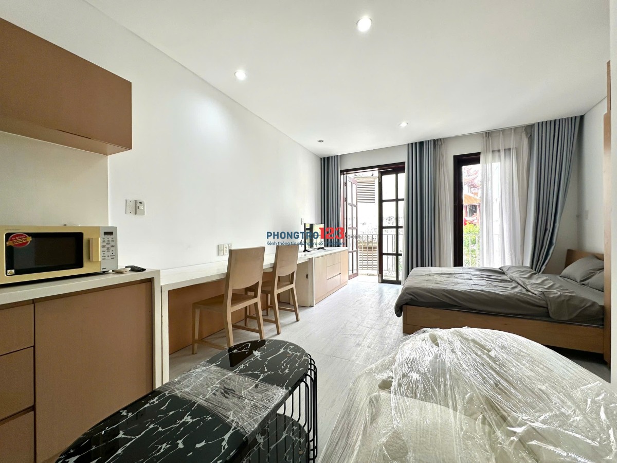 CHO THUÊ CĂN HỘ 1PN – FULL NỘI THẤT – BAN CÔNG THOÁNG MÁT– GẦN SÂN BAY, CÔNG VIÊN HOÀNG VĂN THỤ