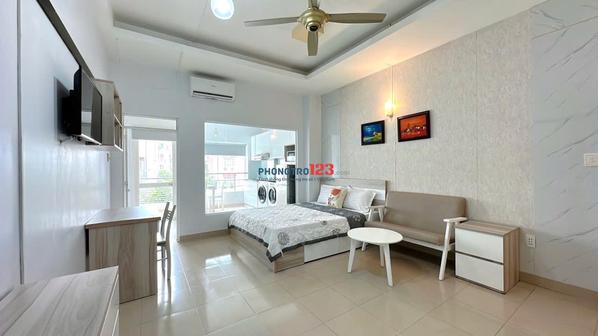 CĂN HỘ MỚI XÂY 1PN NGUYỄN VĂN TRỖI, FULL NỘI THẤT, BAN CÔNG, GẦN NGÃ TƯ PHÚ NHUẬN