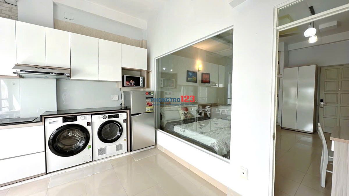 CĂN HỘ MỚI XÂY 1PN NGUYỄN VĂN TRỖI, FULL NỘI THẤT, BAN CÔNG, GẦN NGÃ TƯ PHÚ NHUẬN