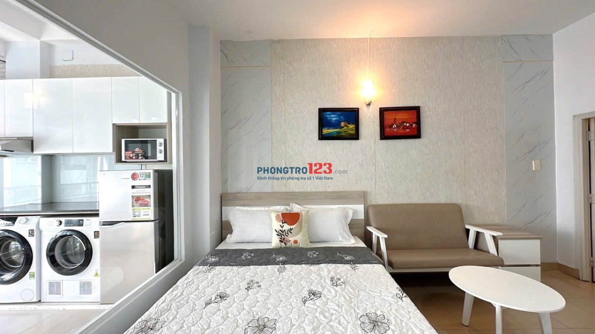 CĂN HỘ MỚI XÂY 1PN NGUYỄN VĂN TRỖI, FULL NỘI THẤT, BAN CÔNG, GẦN NGÃ TƯ PHÚ NHUẬN