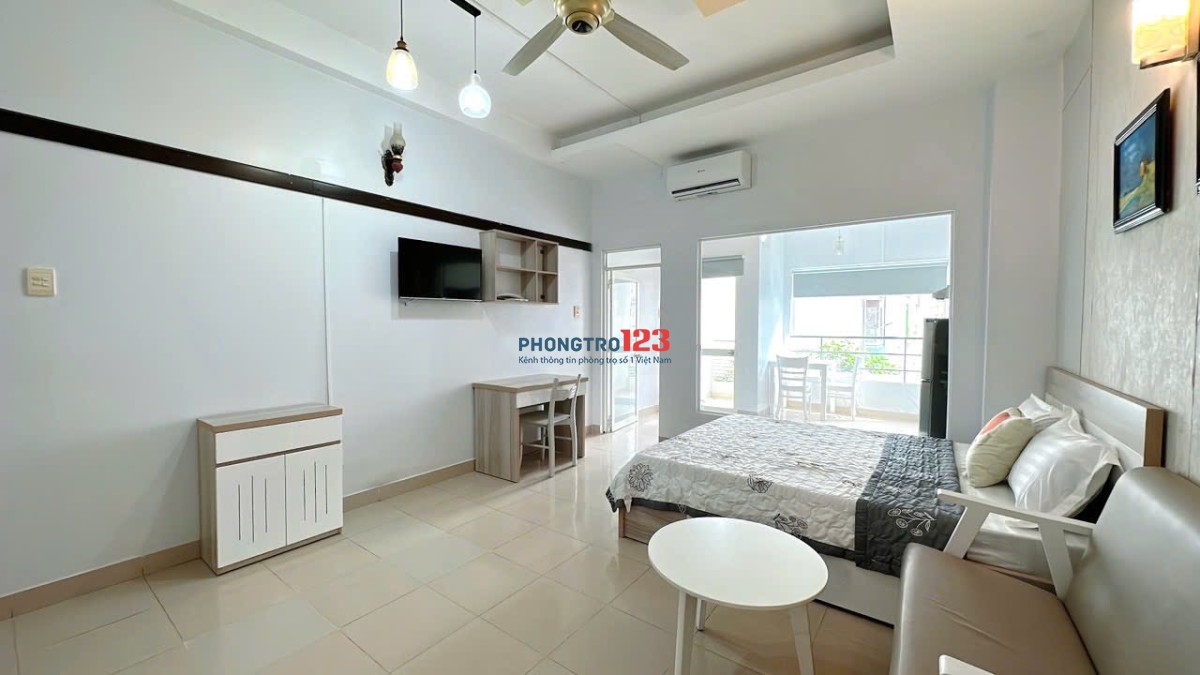 CĂN HỘ MỚI XÂY 1PN NGUYỄN VĂN TRỖI, FULL NỘI THẤT, BAN CÔNG, GẦN NGÃ TƯ PHÚ NHUẬN