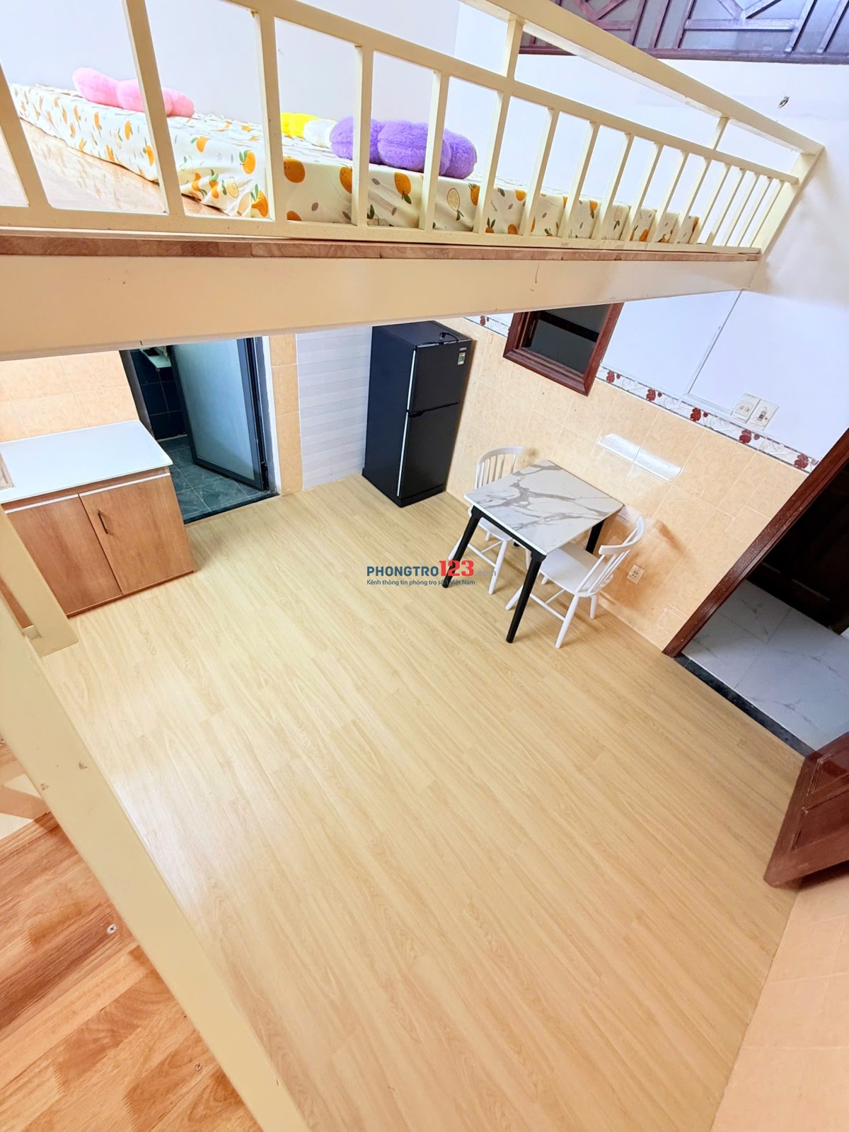 Cho thuê phòng duplex gác mới ở Cách Mạng Tháng 8 Q10 gần CV Lê Thị Riêng ĐH Huflit ĐH UEH ĐH BKU