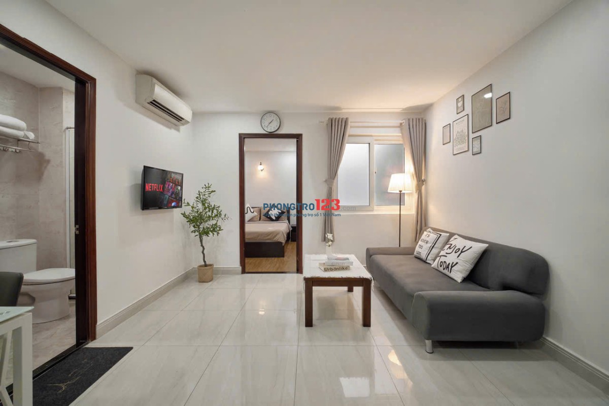 CHO THUÊ CĂN HỘ 1 PHÒNG NGỦ – FULL NỘI THẤT – GẦN SÂN BAY TÂN SƠN NHẤT 