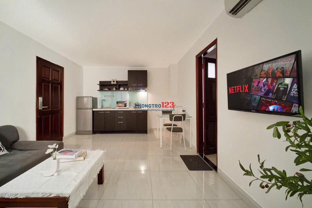 CHO THUÊ CĂN HỘ 1 PHÒNG NGỦ – FULL NỘI THẤT – GẦN SÂN BAY TÂN SƠN NHẤT 