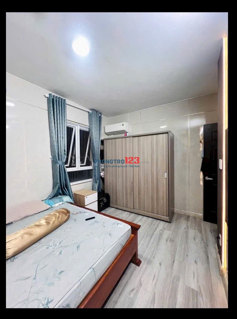 Cho thuê căn 2p ngủ, đủ nội thất giá 9tr, C/c Tân Hương, Tân Phú