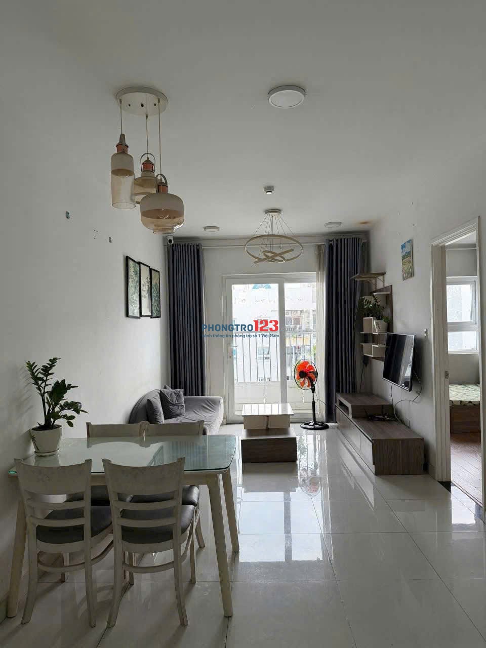 Chung cư Thái An 1, Nguyễn Văn Quá, Q12: 1PN, 1WC, Nội thất., 6tr5/th