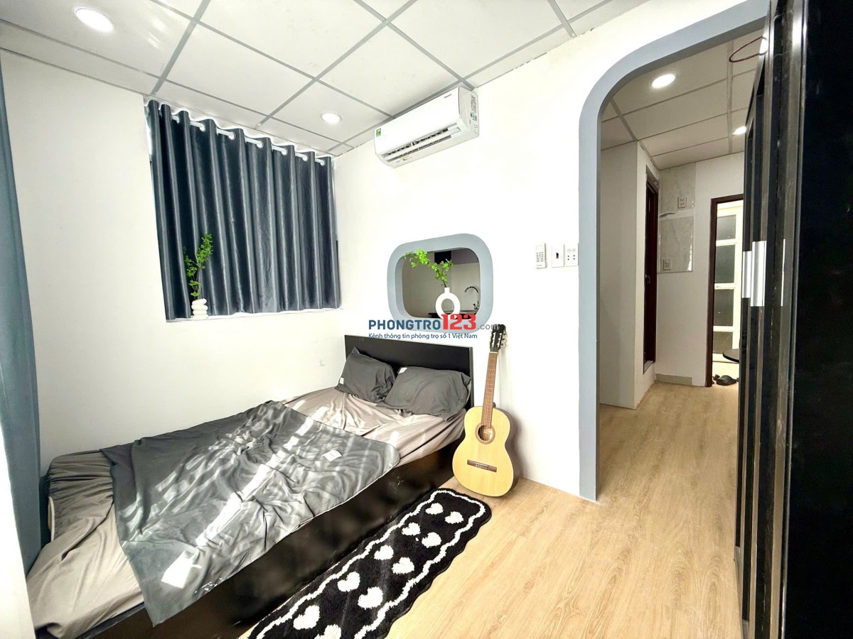 Căn Hộ 1 Phòng Ngủ – Ban Công, Tách Bếp – Full Nội Thất, Decor Sẵn Siêu Đẹp – Gần Đh Văn Hiến