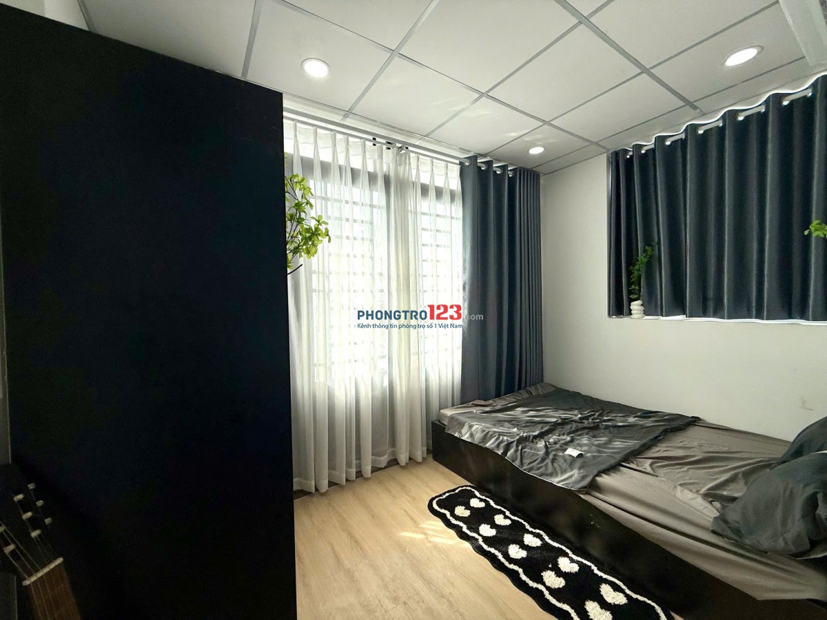 Căn Hộ 1 Phòng Ngủ – Ban Công, Tách Bếp – Full Nội Thất, Decor Sẵn Siêu Đẹp – Gần Đh Văn Hiến