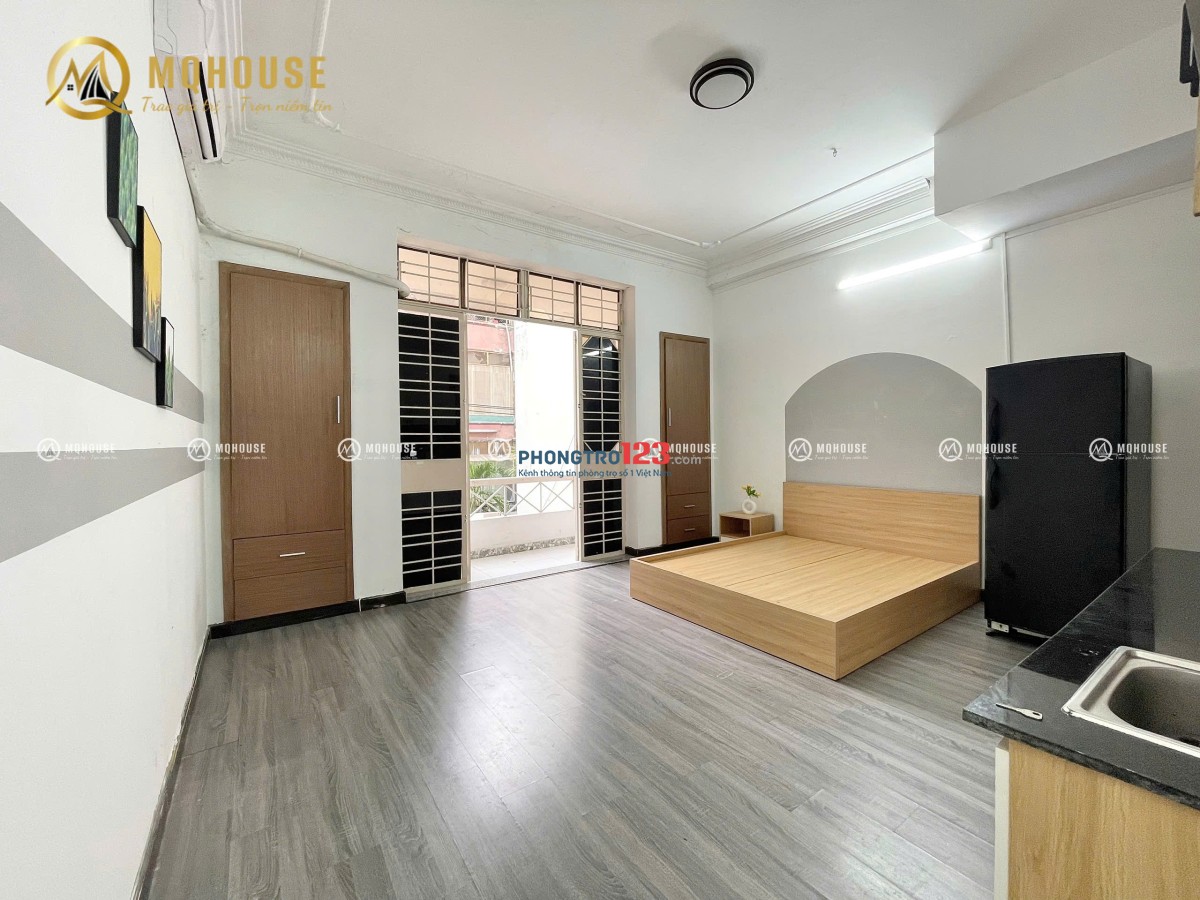 Cho thuê căn hộ studio Tân Bình - Có ban công - Full nội thất - Gần sân bay Tân Sơn Nhất