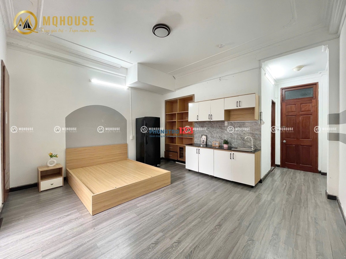 Cho thuê căn hộ studio Tân Bình - Có ban công - Full nội thất - Gần sân bay Tân Sơn Nhất