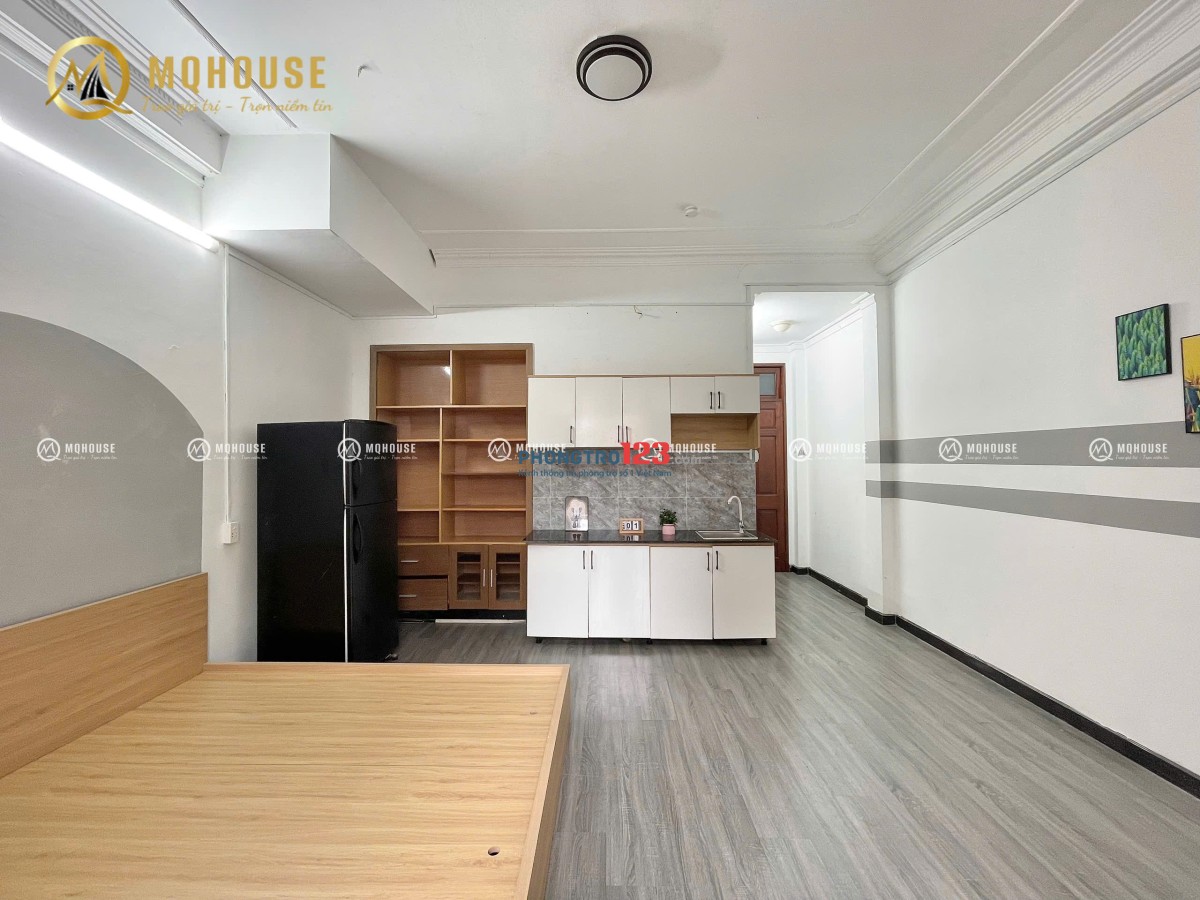 Cho thuê căn hộ studio Tân Bình - Có ban công - Full nội thất - Gần sân bay Tân Sơn Nhất