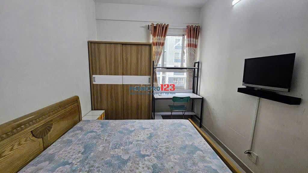 Chung cư SG Tower, Thoại Ngọc Hầu, TP: 2p ngủ, 80m2, 9tr, nội thất