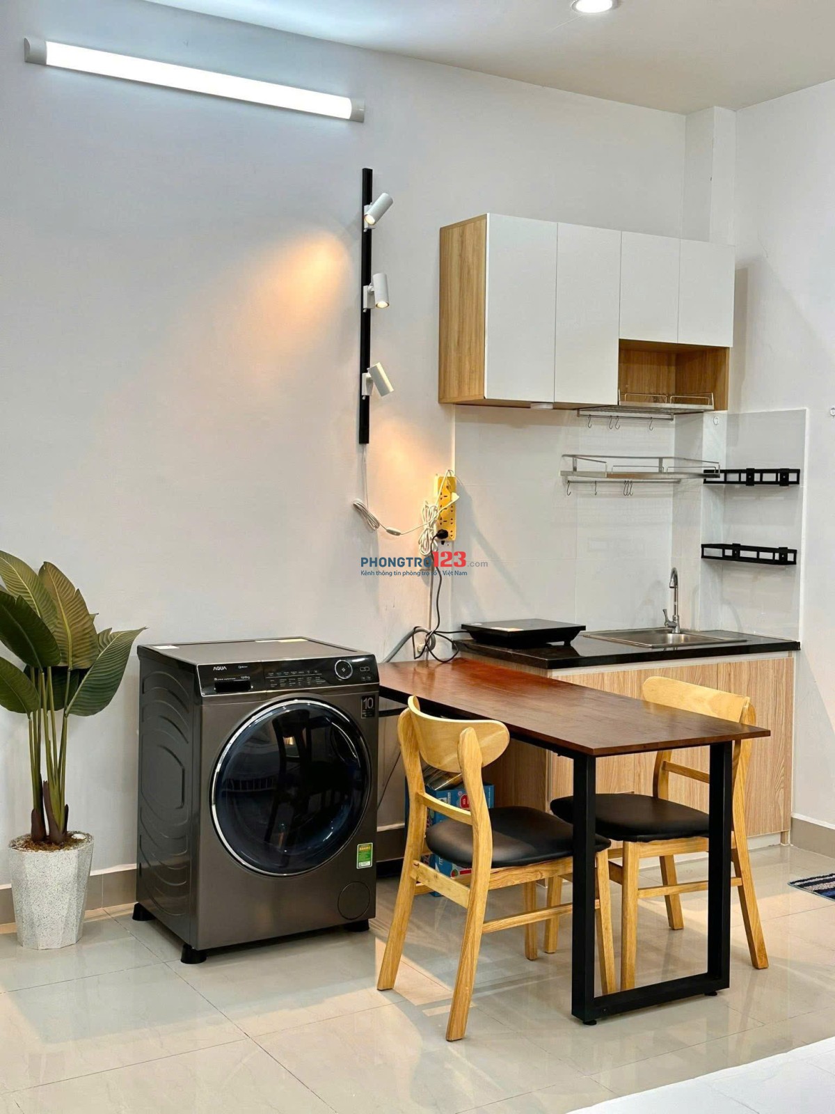 Siêu Hot Q7 – Studio 35m2 – Rộng Rãi, Full Nội Thất, Có Máy Giặt Riêng