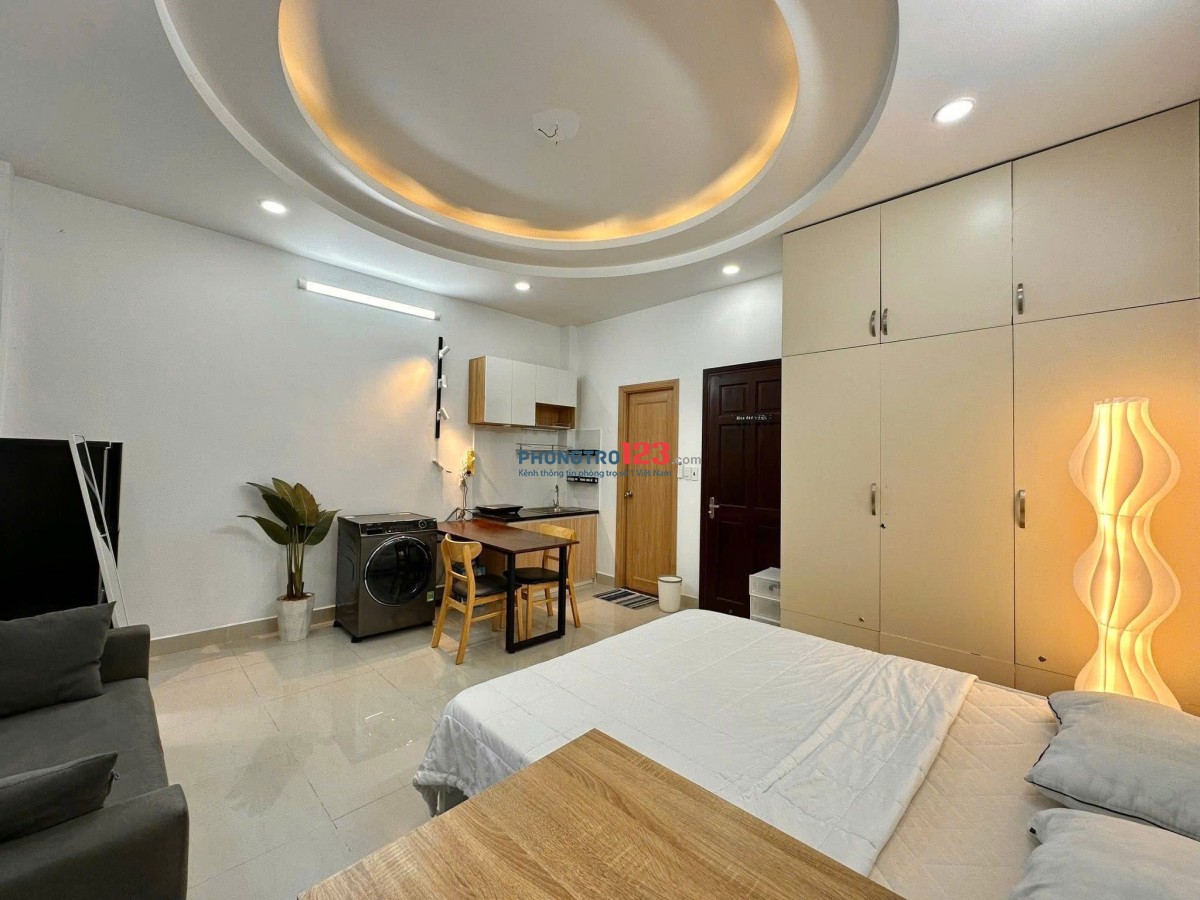 Siêu Hot Q7 – Studio 35m2 – Rộng Rãi, Full Nội Thất, Có Máy Giặt Riêng