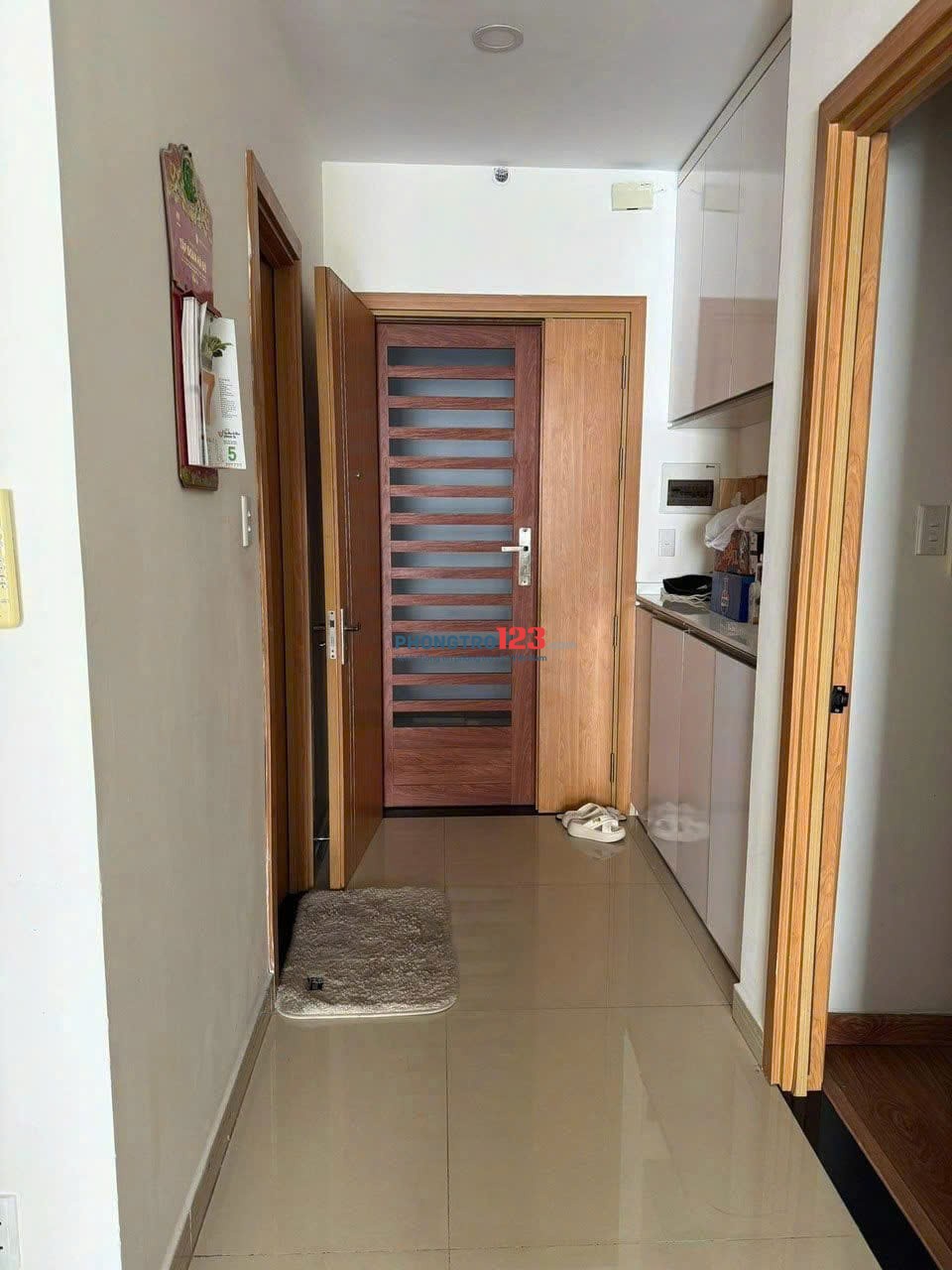 Cho thuê 6tr5/th căn 1p ngủ, nội thất, chung cư Thái An, Q12, Nhà mới