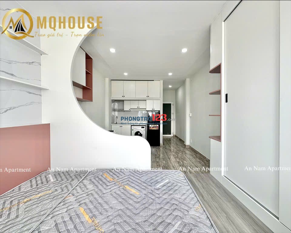 CHDV FULL NỘI THẤT MỚI 100% NẰM NGAY TRUNG TÂM BÌNH THẠNH NGÃ TƯ HÀNG XANH THUẬN TIỆN QUA Q1,2,3,…