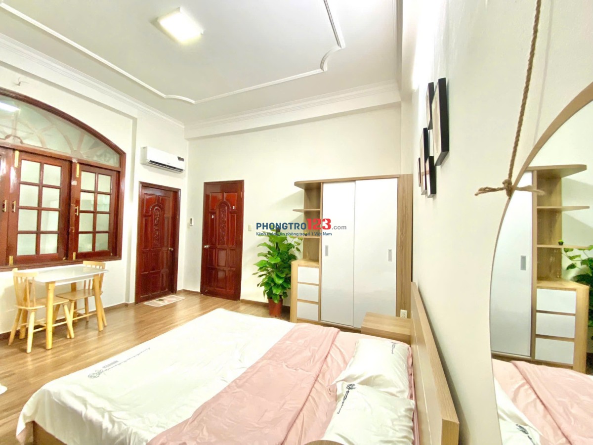 Căn hộ studio full nội thất máy giặt riêng quận tân bình gần sân bay tân sơn nhất, lăng cha cả,ga t3