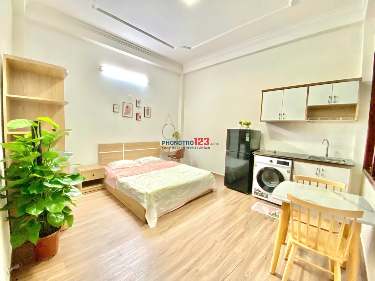 Căn hộ studio full nội thất máy giặt riêng quận tân bình gần sân bay tân sơn nhất, lăng cha cả,ga t3