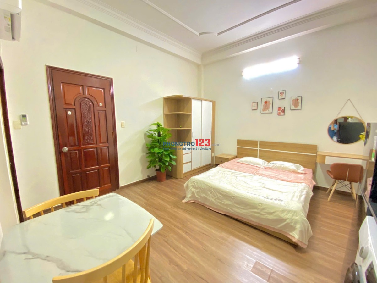 Căn hộ studio full nội thất máy giặt riêng quận tân bình gần sân bay tân sơn nhất, lăng cha cả,ga t3