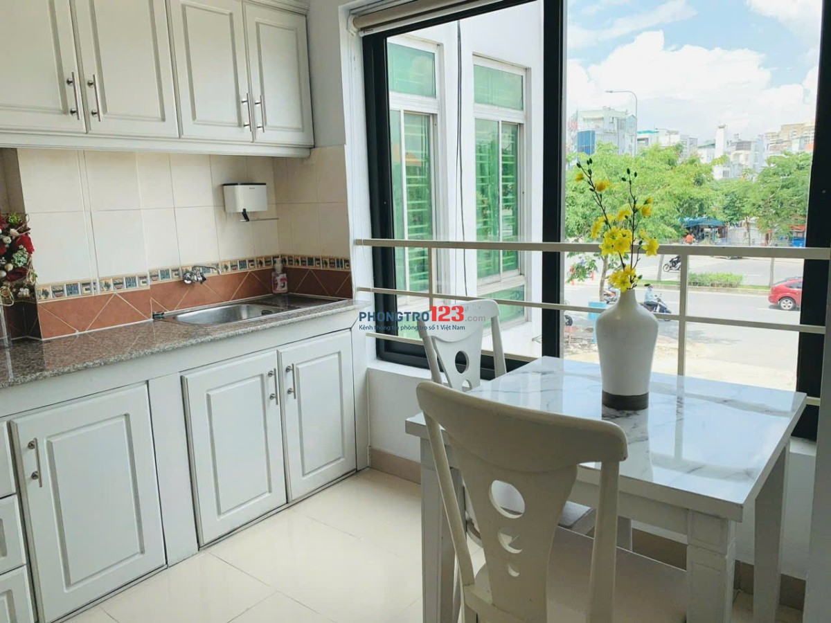 CHO THUÊ CHDV 40M2 FULL NỘI THẤT CÓ BAN CÔNG Ở ĐƯỜNG CÔ BẮC Q. PHÚ NHUẬN