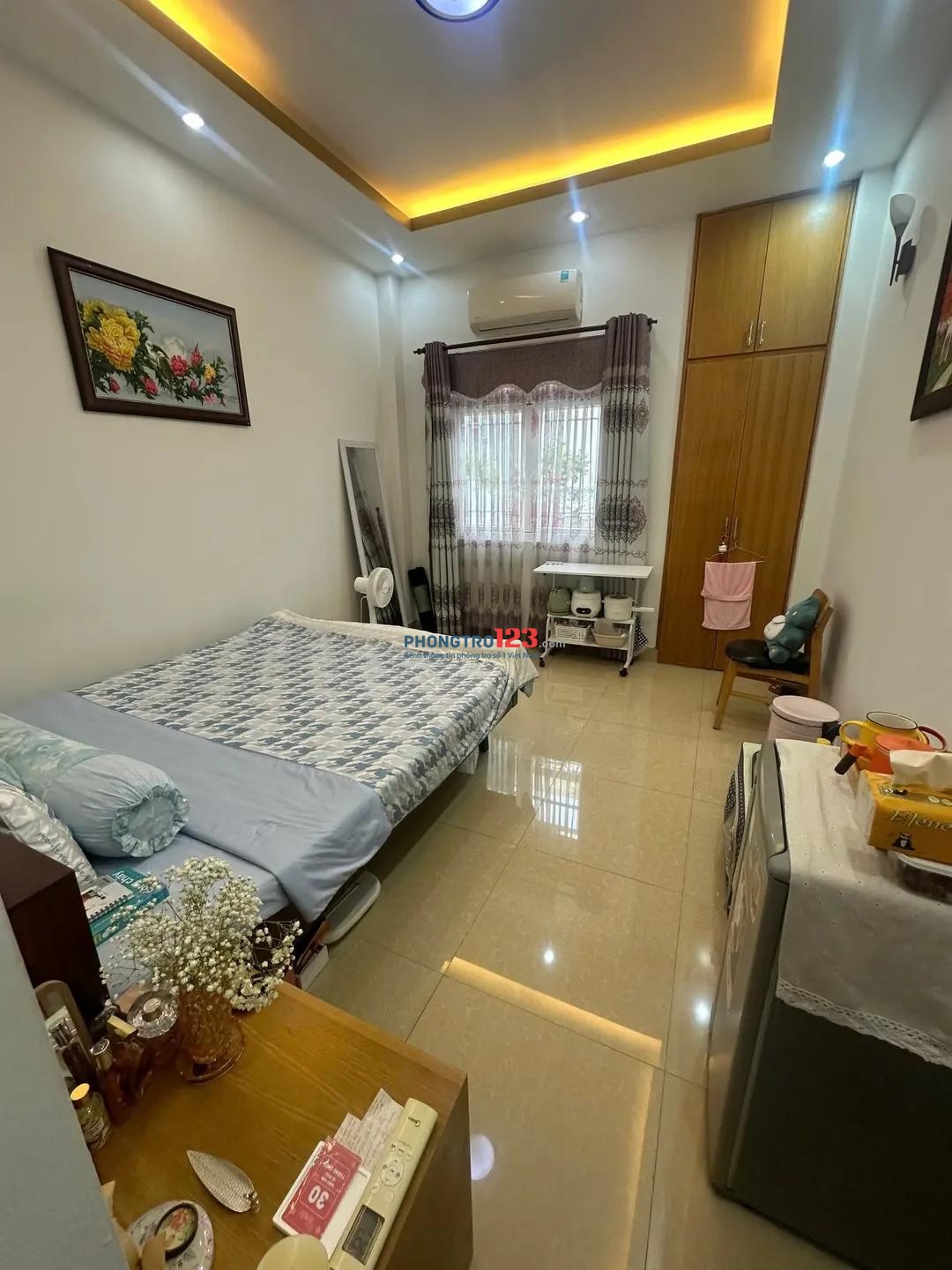 Phòng studio - Cửa Sổ Thoáng Mát - Full Nội Thất - Nguyễn Hữu Cảnh gần Cầu Sài Gòn