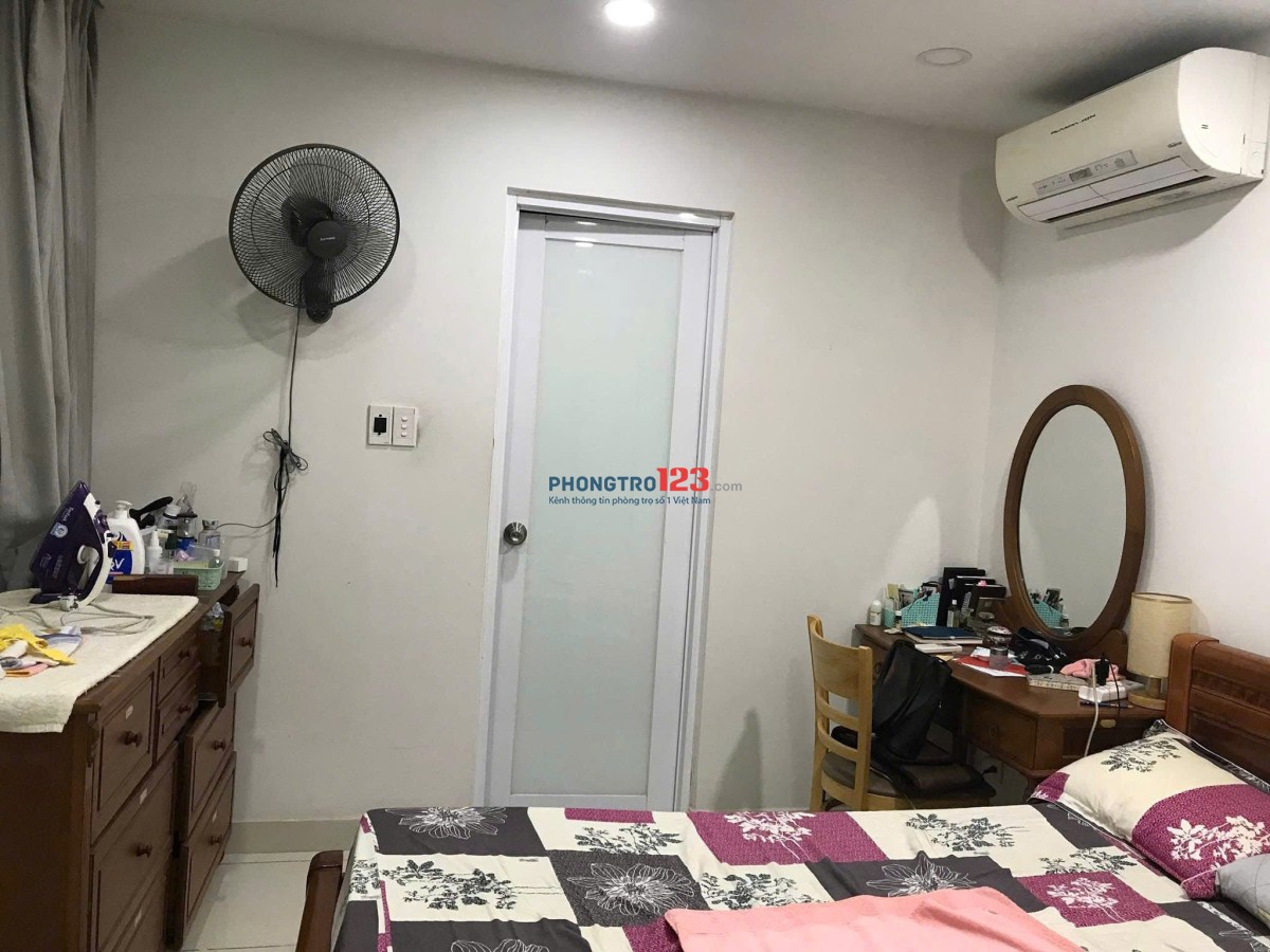 Chung cư Kim Hồng, Vườn Lài, TP: 2PN, 2WC, Nội thất, 8tr/tháng.