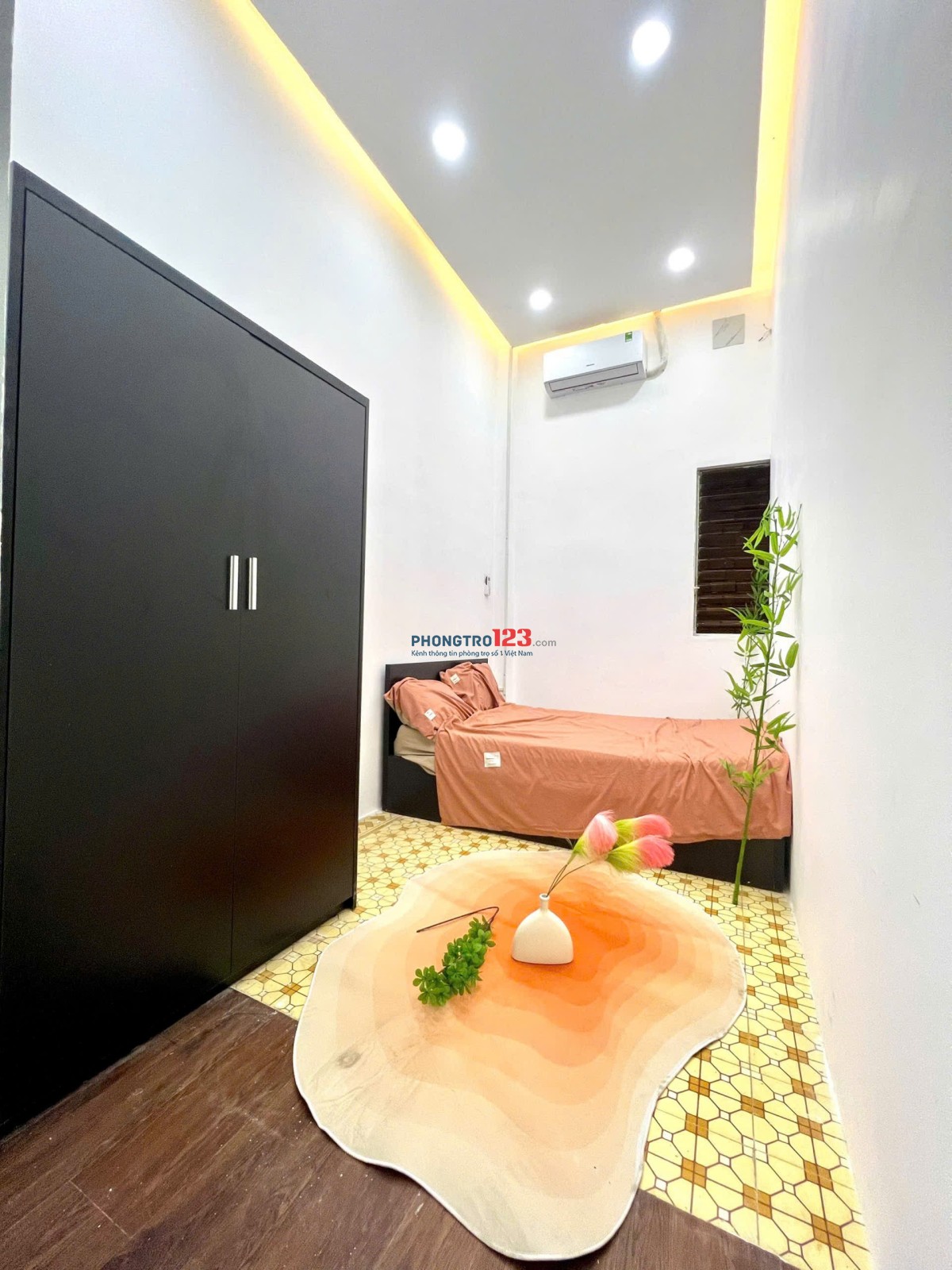 Căn Hộ 2 Phòng Ngủ Full Nội Thất – Máy Giặt Riêng – Cửa Sổ Trời Thoáng Mát – Decor Sẵn – Gần Sân bay