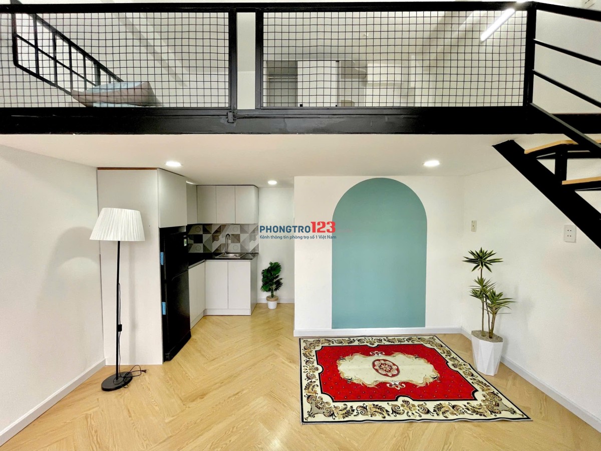 PHÒNG MỚI XÂY GIÁ TỐT NGAY HOÀNG HOA THÁM_ĐẦY ĐỦ TIỆN NGHI_GẦN ETOWN CỘNG HOÀ