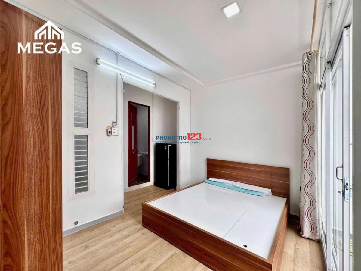 Cho thuê phòng trọ ban công rộng full nội thất Q10, gần Đh Huflit, Đh Hoa Sen, Văn Hiến, Kinh Tế,..