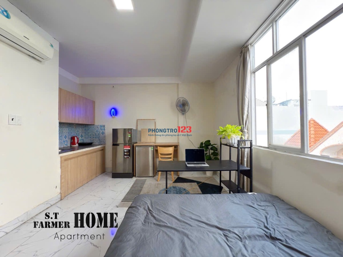 Căn hộ studio full nội thất mới gần sân bay tân sơn nhất, lăng cha cả quận tân bình