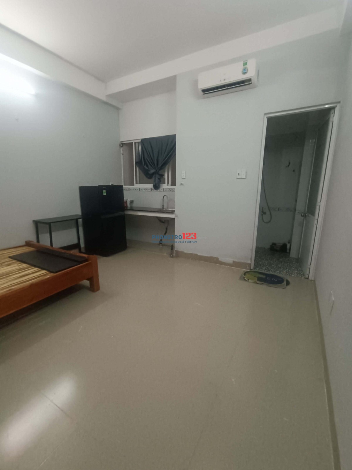 Cho thuê phòng Phan Văn Trị, P.11, 20m2, đủ nội thất, 4.1tr