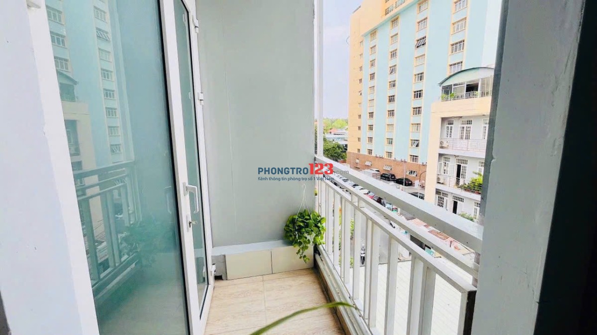 Cho thuê căn 1 phòng ngủ ban công nhận xe điện ở Trà Khúc Tân Bình gần sân bay cv Hoàng Văn Thụ