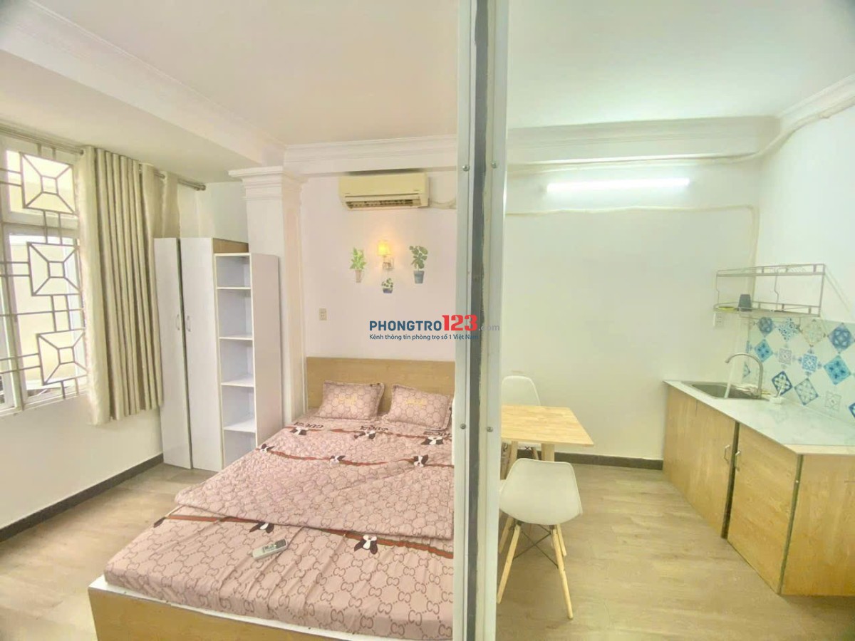 CHO THUÊ PHÒNG TRỌ 1 PHÒNG NGỦ, RIÊNG BẾP, CỬA SỔ LỚN NHIỀU ÁNH SÁNG – TRẦN QUANG DIỆU, Q3