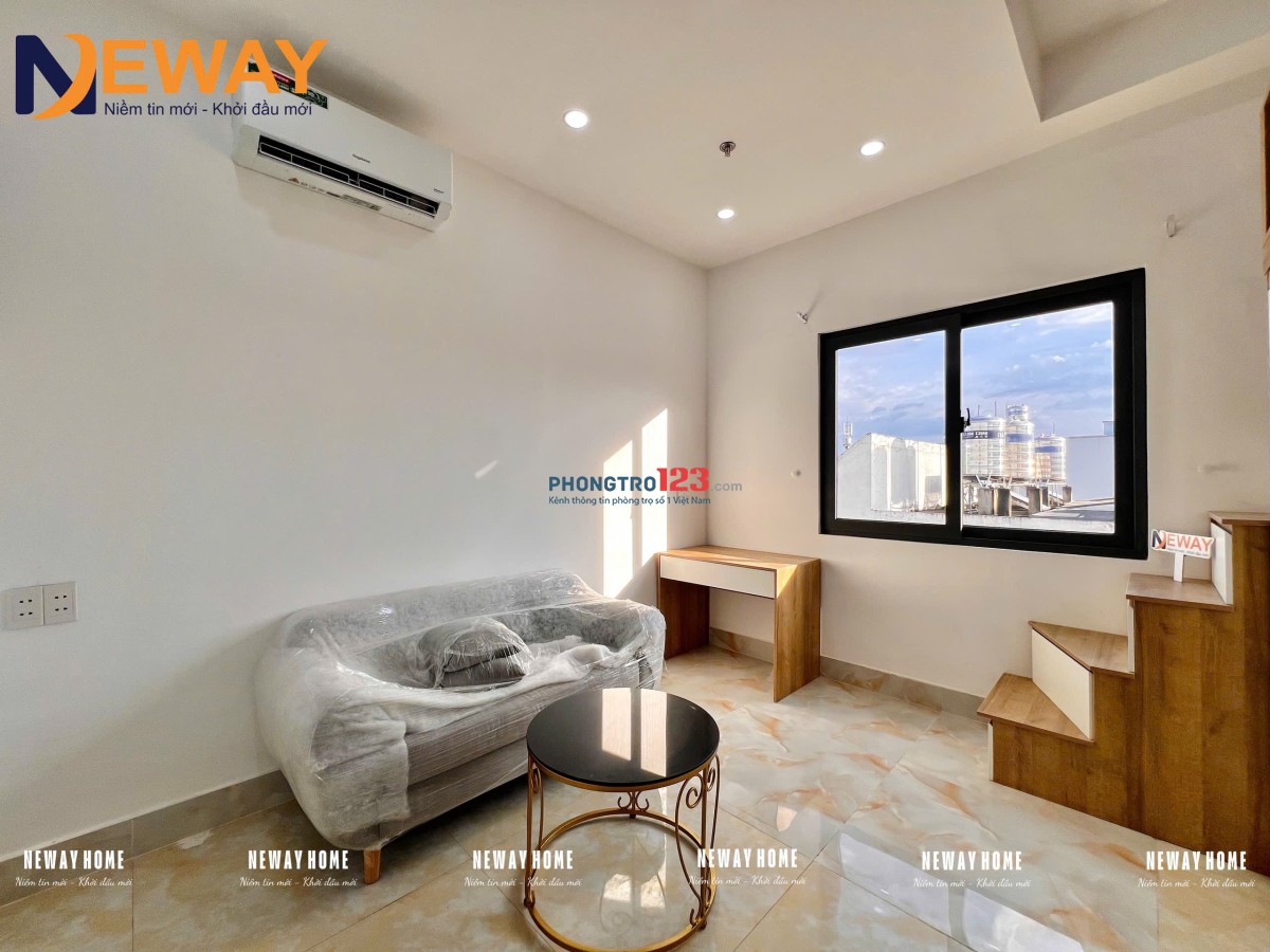 CHO THUÊ GÁC MỚI 100% NỘI THẤT ĐẸP GẦN ĐH VĂN HIẾN, LUỸ BÁN BÍCH