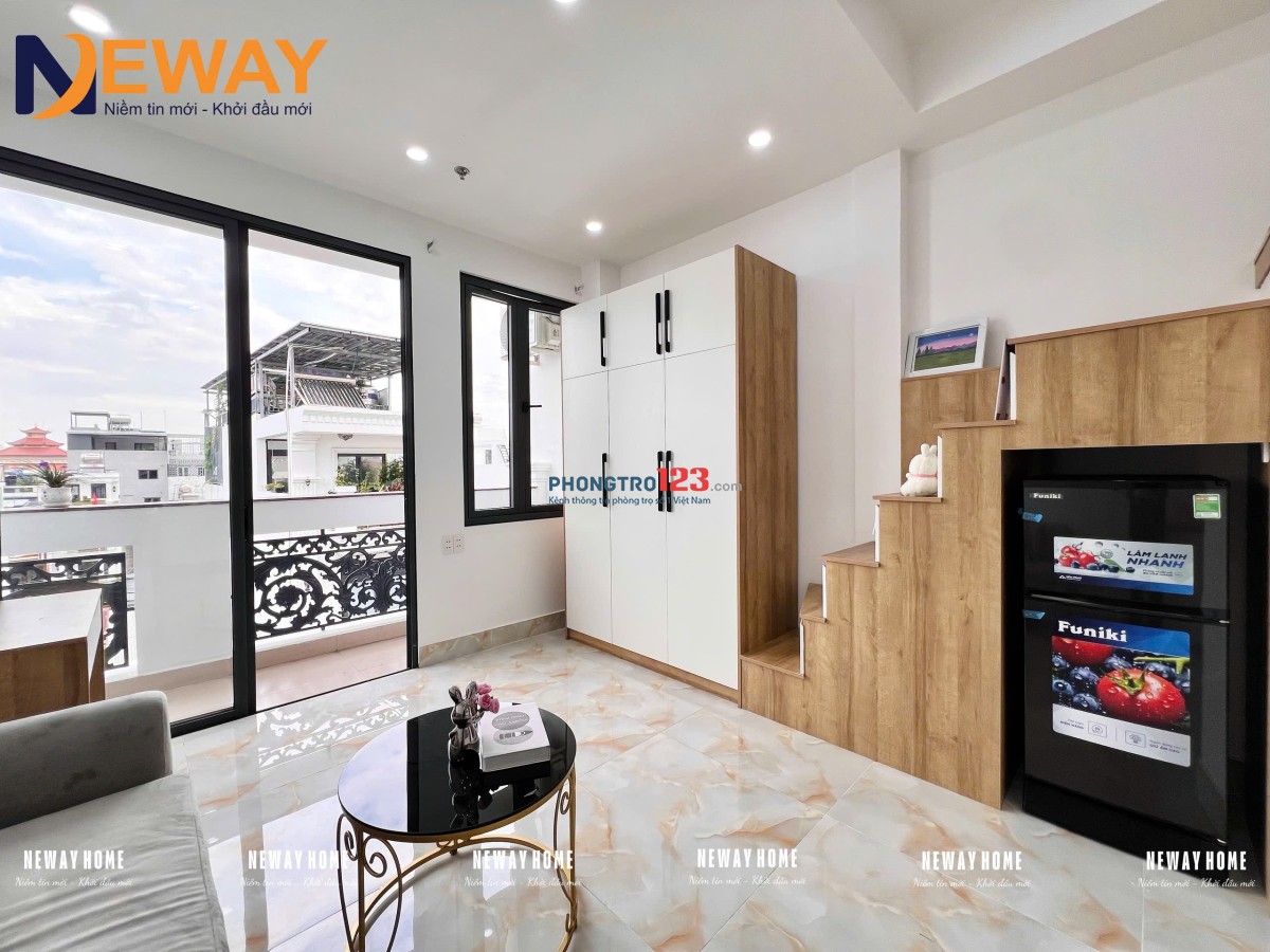 PHÒNG MỚI XÂY GIÁ TỐT NGAY HOÀNG VĂN THỤ, FULL NỘI THẤT, BAN CÔNG, GẦN SÂN BAY TSN