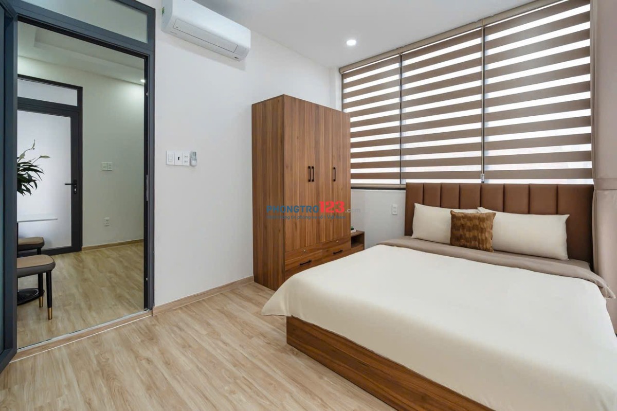 Căn hộ 1pn ban công máy giặt riêng rộng 40m2 gần sân bay tân sơn nhất, ga t3, lăng cha cả