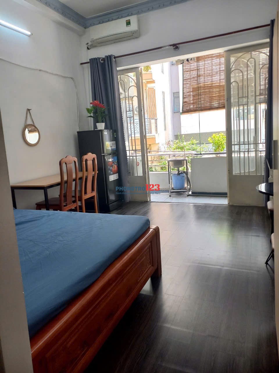 Căn hộ studio ban công full nội thất gần cv hoàng văn thụ sân bay tân sơn nhất ga t3 quận tân bình