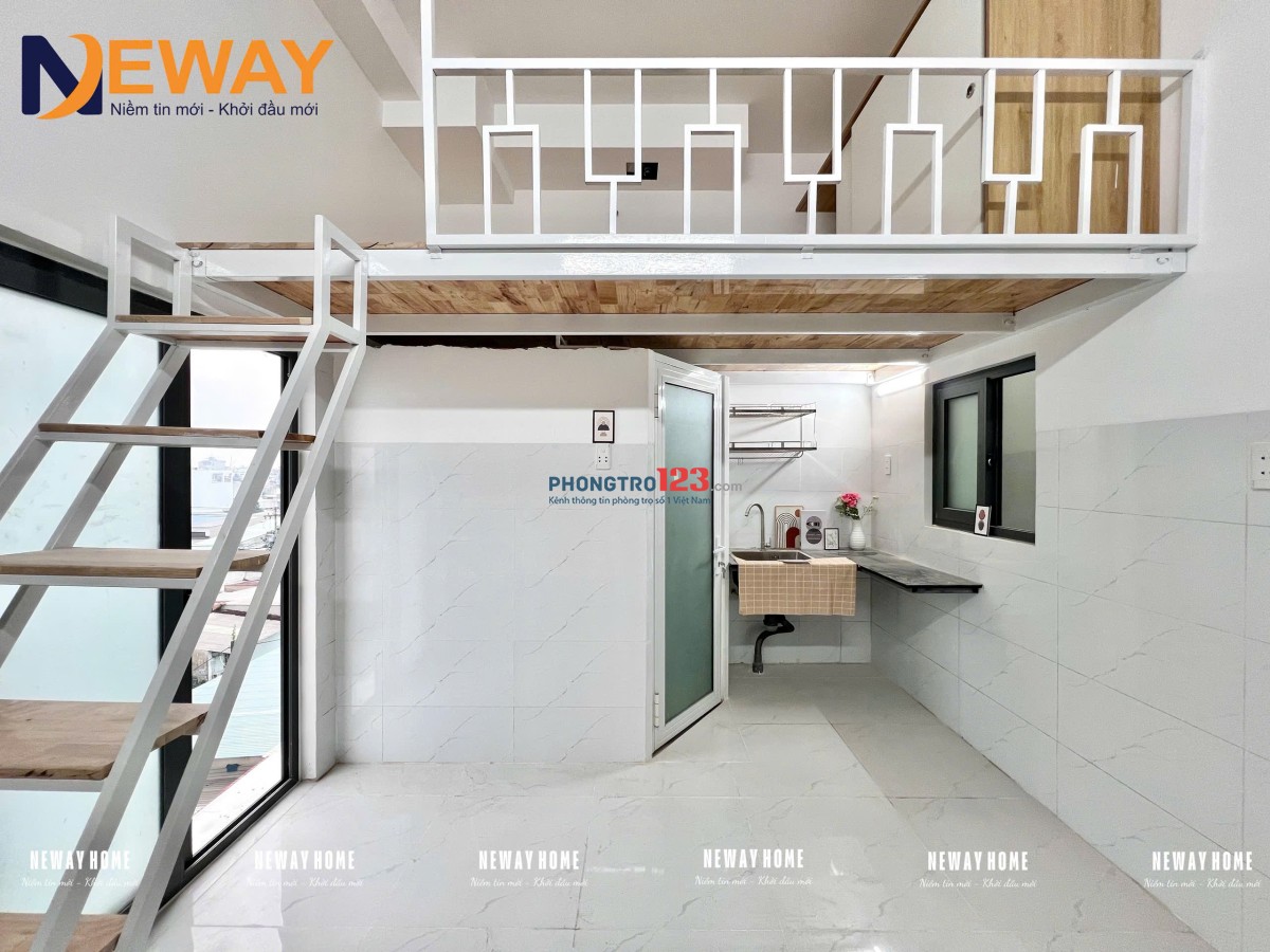 Phòng trọ giá rẻ - nhà mới xây 100% - Siêu tiện - có gác - sẵn máy lạnh