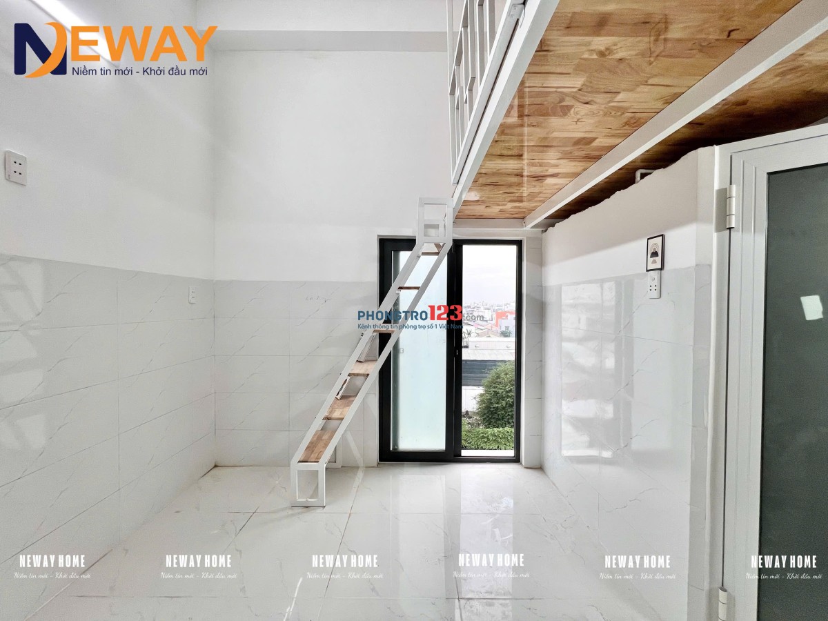 Phòng trọ giá rẻ - nhà mới xây 100% - Siêu tiện - có gác - sẵn máy lạnh
